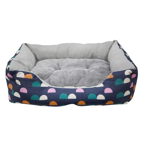 Happy Tails 65 X 55cm Reversible Cushion Pet Bed Bunnings Warehouse