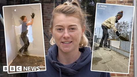 Norfolk TikTok Builder Darcie Richards Inspires Female Bricklayers BBC News