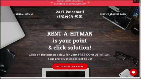 Fake Hitman Rental Website Generates Genuine Interest
