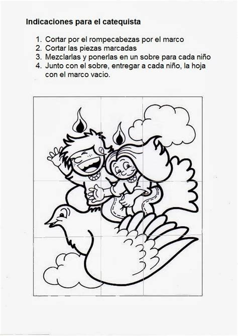 Complejos turísticos con spa en espiritu santo. La Catequesis (El blog de Sandra): Ficha para imprimir en ...