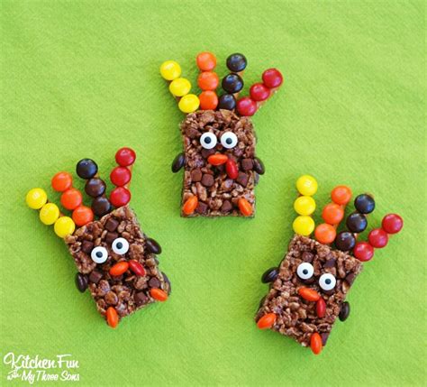 Maybe you would like to learn more about one of these? Easy Thanksgiving Rice Krispie Turkey Treats - Kitchen Fun ...