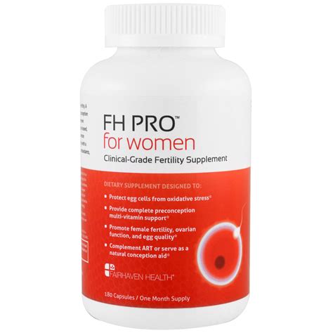 Fh Pro For Women Clinical Grade Fertility Supplement 180 Capsules