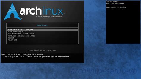 Arch Linux Installation Recording To Kernel 546 Arch3 1 Core Youtube
