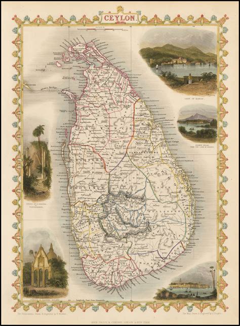 Ceylon Barry Lawrence Ruderman Antique Maps Inc