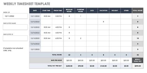 Check in, check out, all on your phone with android time card free. 17 Free Timesheet and Time Card Templates | Smartsheet