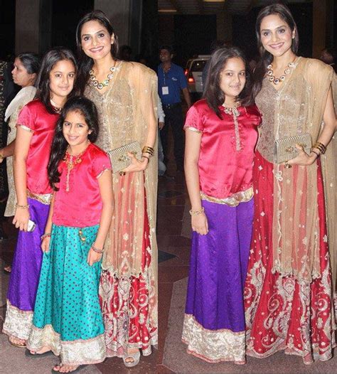 Yesteryears Actress Madhoo With Her Daughters Esha Deol And Bharat