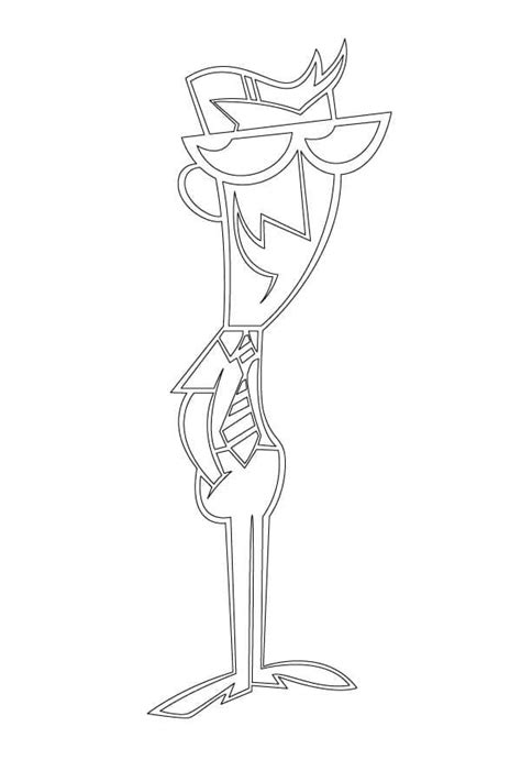 Valhallen From Dexter S Laboratory Coloring Page Free Printable 6426