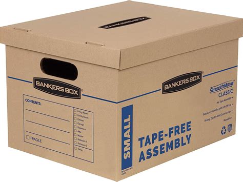 Buy Bankers Box Smoothmove Classic Small Moving Boxes 10 Pack Tape