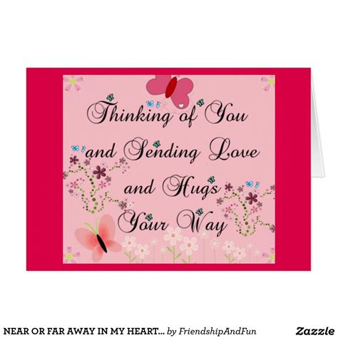 Sympathy Card Thinking Of You Card Sending Love Lots Of Love Card