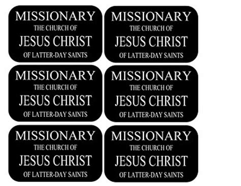 Lds Missionary Name Tag Clipart Free Cliparts Download Images On Clipground