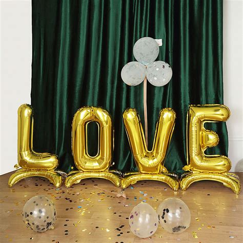 Gold 27and Tall Letter B Mylar Foil Standing Balloon Party Backdrop