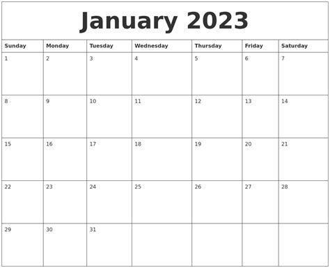 January 2023 Printable November Calendar