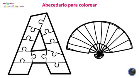 Abecedario Colorear 1 Imagenes Educativas