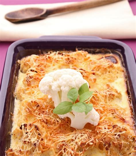 Recette chou- fleur gratiné