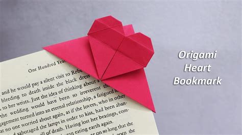 Origami Bookmark Corner Origami Bookmarks Book Origami Paper