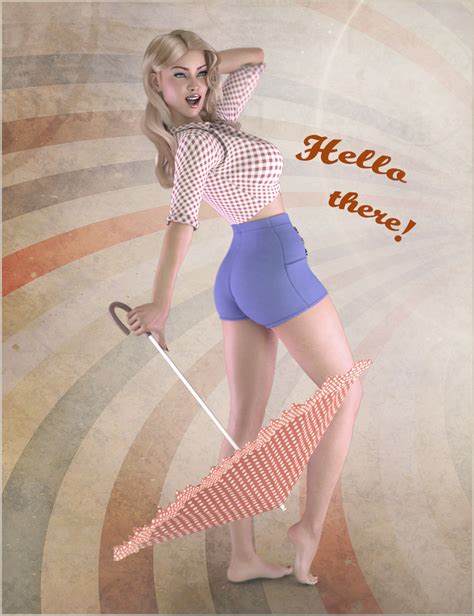 Z Pinup Mania Prop Poses And Expressions Daz 3d