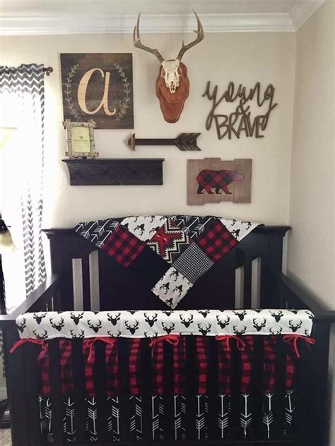 21 posts related to baby boy crib bedding sets plaid. buffalo plaid nursery | Baby boy cribs, Woodland baby ...