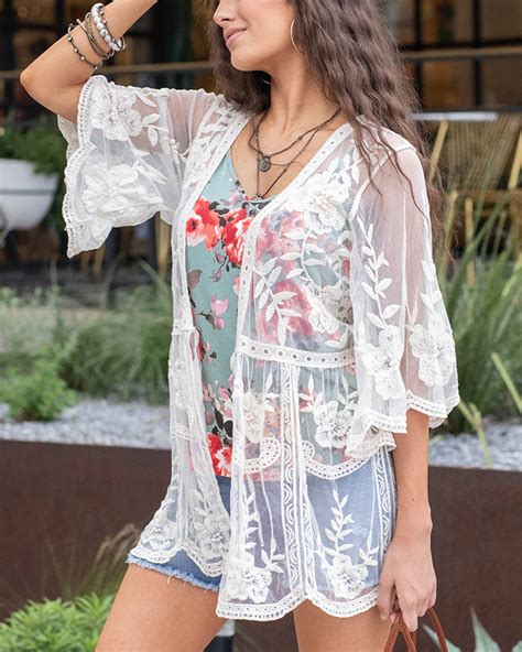 Lace Kimono Jacket Grace And Lace