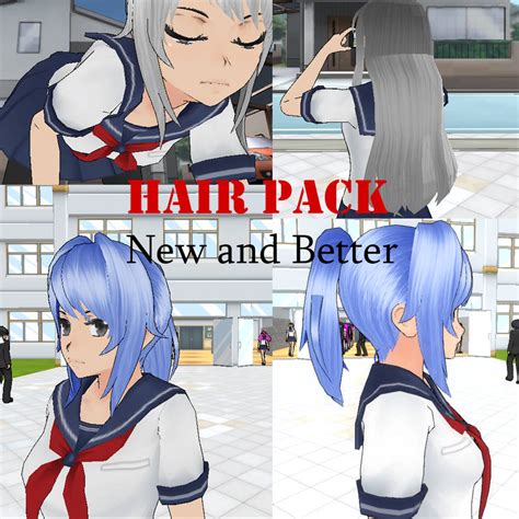 Yandere Simulator Custom Hair Textures A76