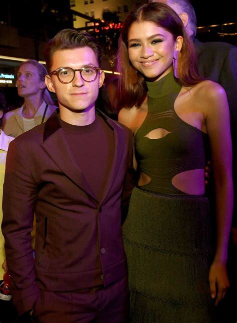 zendaya and tom holland s complete relationship timeline from making spider man to steamy kiss