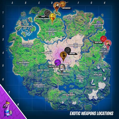 Mapas Clave De Fortnite Temporada 5 Capítulo 2