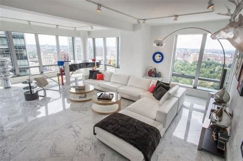 Marble Floor And Marble Tile Decor As An Accent In The