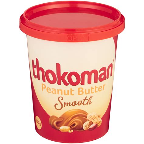 Thokoman Smooth Peanut Butter 750g Peanut And Nut Butters Spreads Honey And Preserves Food