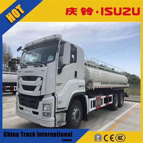 Isuzu Giga 10 Wheel 20000cbm Fuel Dispenser Tanks Aluminum Oil Tankers