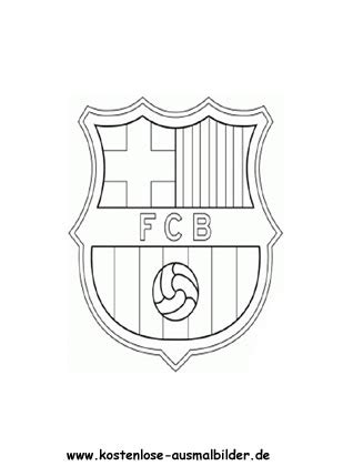 Der fc barcelona hat ein verändertes wappen präsentiert. Ausmalbilder / Malvorlagen FC Barcelona