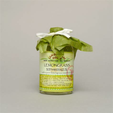 Lemongrass Scented Massage Oil From Lemongrass House Uk