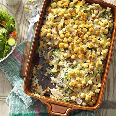 The best thanksgiving turkey recipe that packs all of the flavor and juiciness you expect from the just use a casserole dish big enough to fit the bird, or buy a $1 disposable foil roasting pan from easy, no fuss thanksgiving turkey. Creamy Turkey Casserole Recipe | Taste of Home