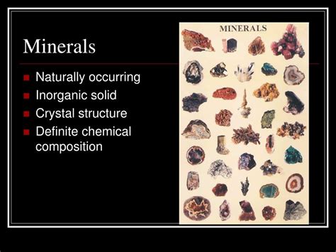Ppt Minerals Powerpoint Presentation Free Download Id2019291