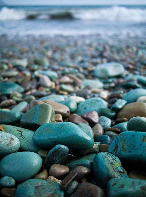 Blue Stone Beach Flores Pebble Stone Stone Rocks Stone Art Beach