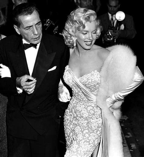With Humphrey Bogart At The How To Marry A Millionaire Premiere In November 1953 Marilyn