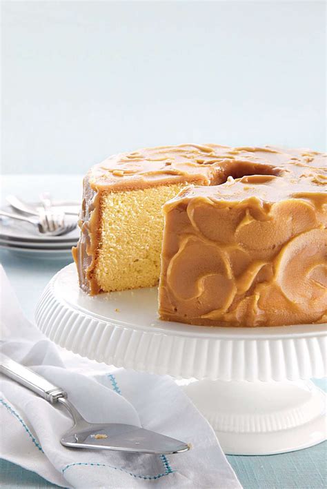 Caramel Frosted Pound Cake Recipe Southern Living
