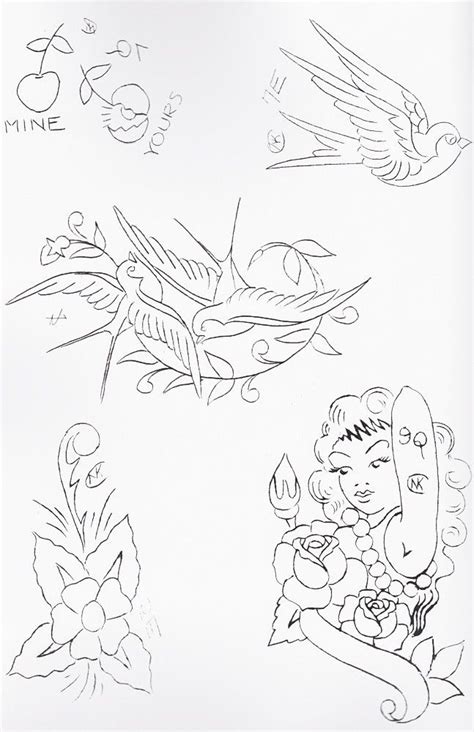 Sailor Jerrys Tattoo Stencils Book Sourpuss Clothing Sailor Jerry