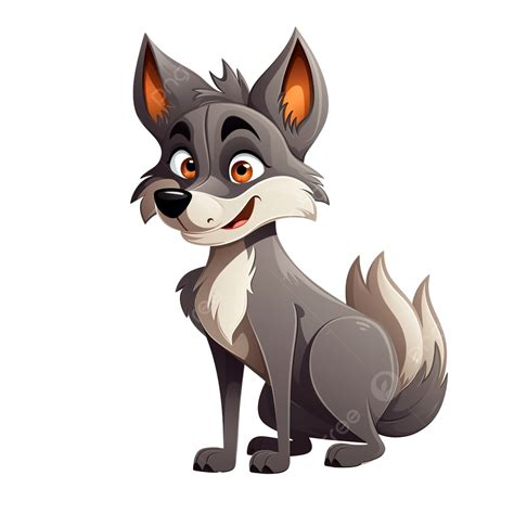 Wolf Cartoon Animal Wolf Grey Beast Png Transparent Image And