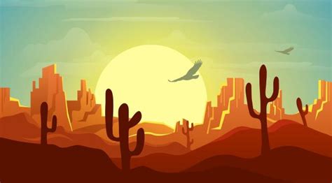 Minimalist Desert at Sunset Wallpaper, HD Artist 4K ...
