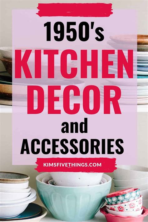 This series of advertisements from the 1950s is more than just your regular nostalgia. 10 Best 1950s Kitchen Decor and Accessories | Kims Home Ideas