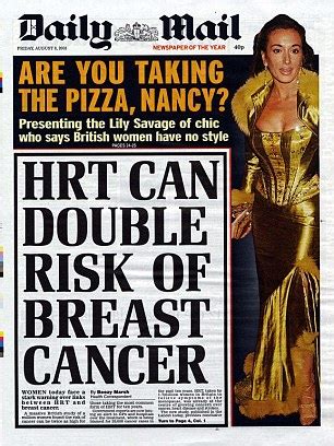 I did not lack ambition, o'flaherty said. New HRT advice is biased and misleading says Oxford ...