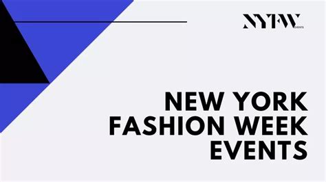 Ppt New York Fashion Week Events Powerpoint Presentation Free