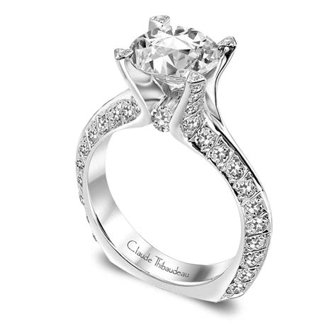 We Would Get Along Just Fine Engagement Ring Full Diamond Wraparound