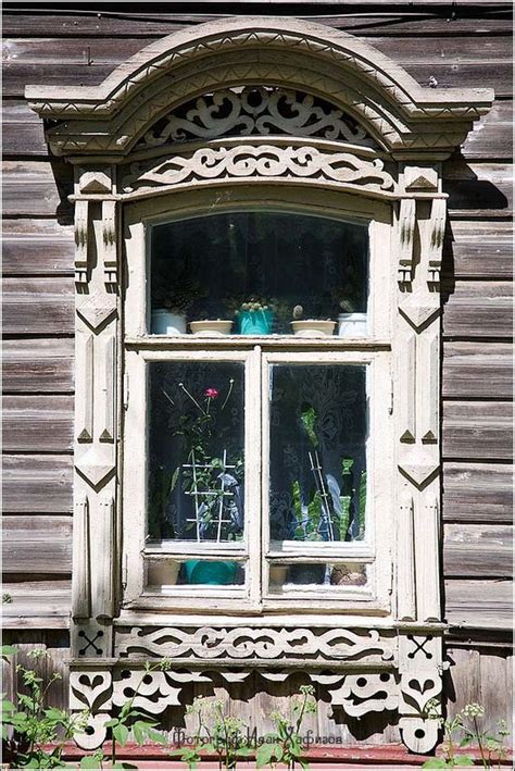 Fancy Window Frame Russian Windows And Wooden Architecture Pinter