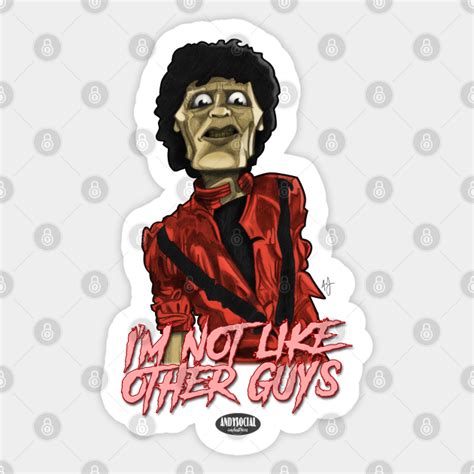 Michael Jackson Zombie Michael Jackson Zombie Sticker Teepublic
