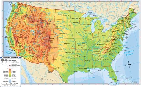 Map Of Us States Mountains Maps Usa Us Geography Mountain Inside Usa