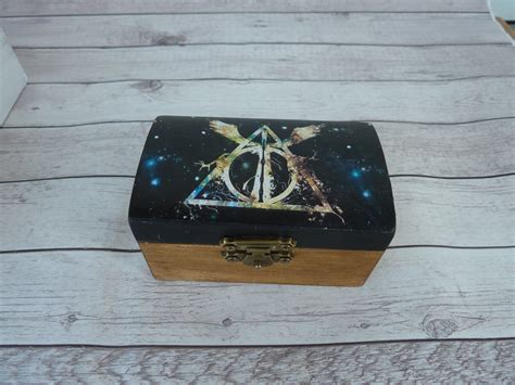 Harry Potter Style Ring Box Deathly Hollows Engagement Etsy
