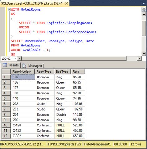 Microsoft SQL Server Lesson Composite Techniques Of Creating Tables