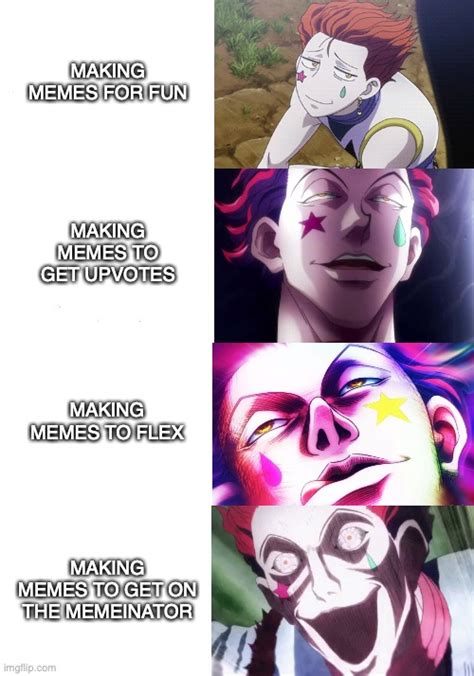 Another Hisoka Expressions Meme Rnuxtakusubmissions