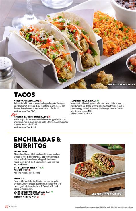 Printable Chili's Menu With Prices