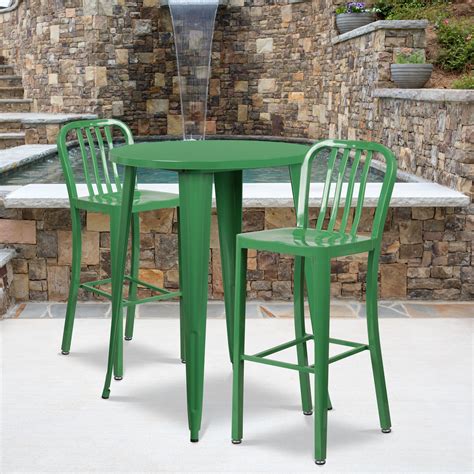 Maybe you would like to learn more about one of these? Flash Furniture 30" Round Metal Indoor-Outdoor Bar Table ...
